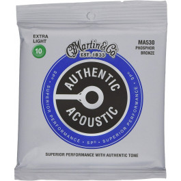 Les cordes Martin Authentic Acoustic MA530