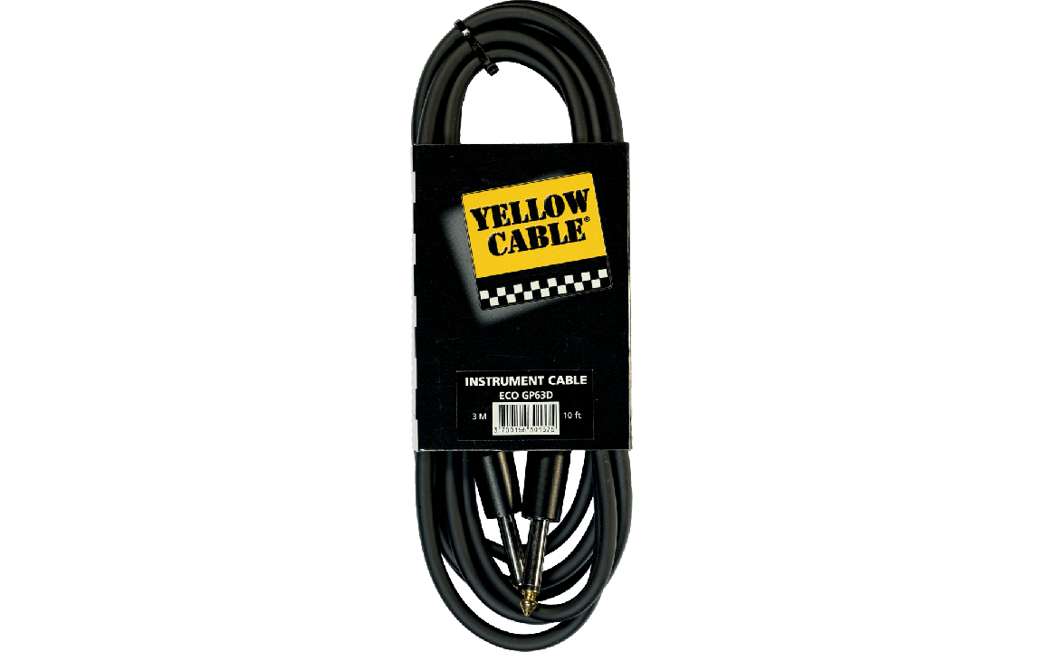 Yellow Cable - ECO GP63D, Câble Jack/ Jack 3m