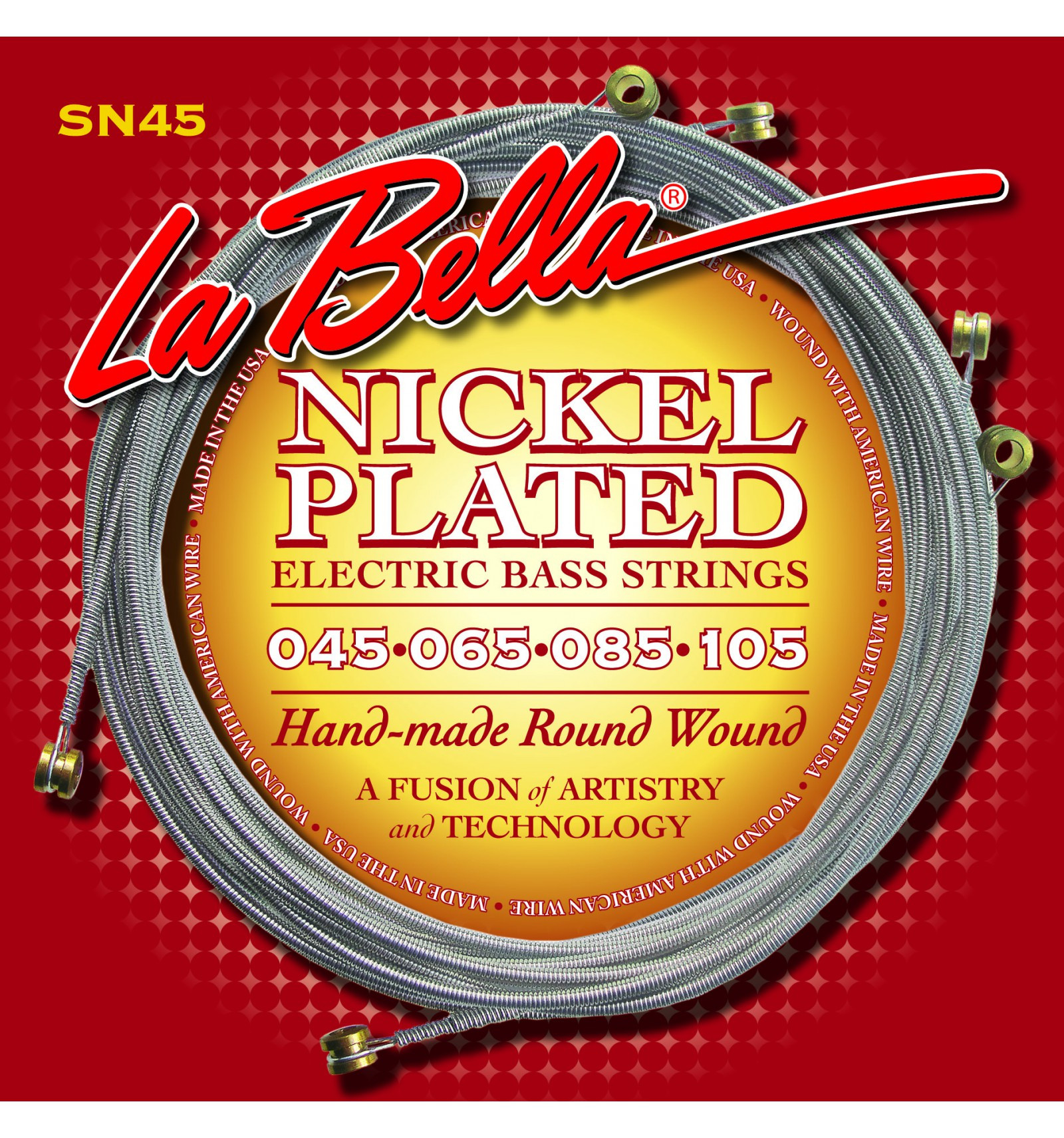 LA BELLA SN45 NICKEL 45-105 STRINGS BASS 