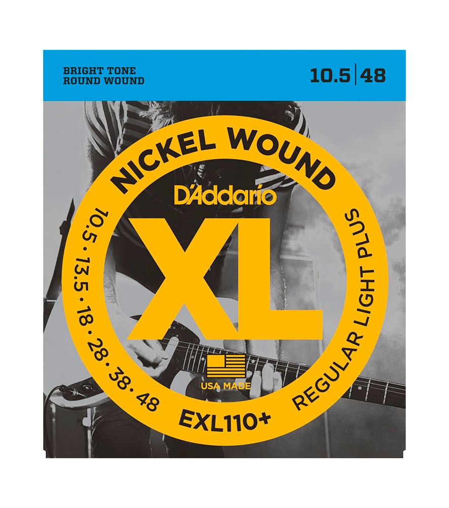 D'ADDARIO CORDES DE GUITARE  EXL110+   10.5/48