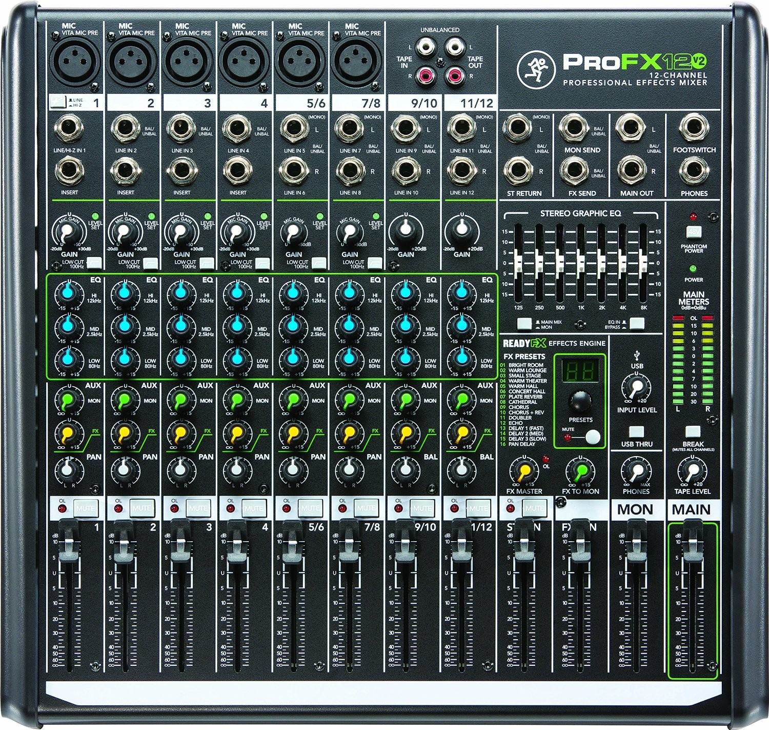 Table de Mixage Analogique ProFX12V2